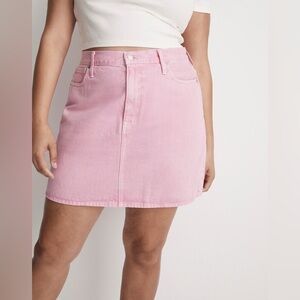 Madewell Women’s Denim Mini Skirt in Retro Pink - Size 30